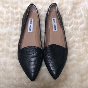 Steve Madden, "Focus" flats, 6.5, Black